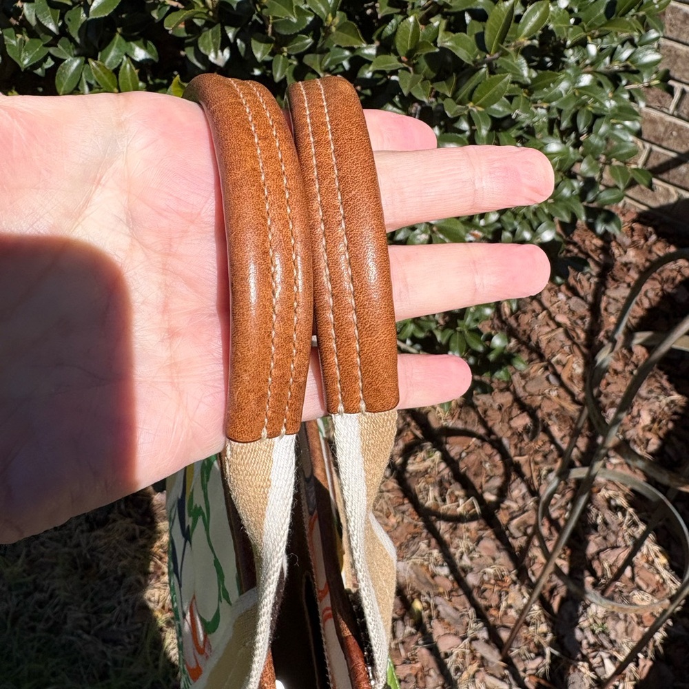 Coach Vintage Patchwork Hampton weekend Tote EUC - image 6